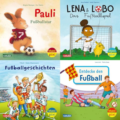 Maxi-Pixi-4er-Set 112: Fußballspaß (4x1 Exemplar): 4 Minibücher für Kinder ab 3 Jahren rund um Fußball (112)